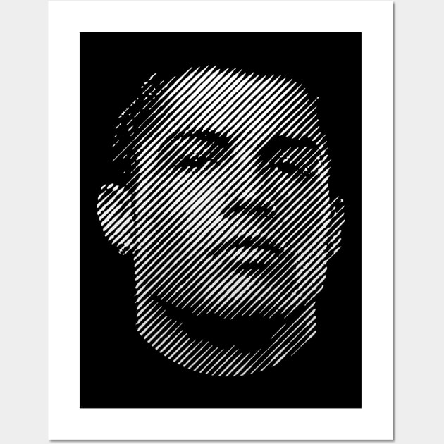 Cristiano Ronaldo Halftone style Wall Art by Aldyz